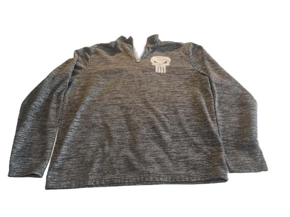Marvel The Punisher Quarter Zip Pullover Size M